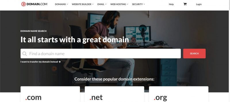 Top 10 Best Domain Registrars 8 domain.com