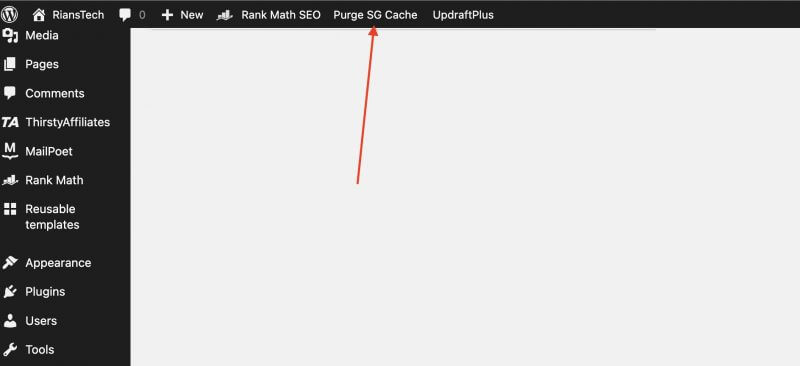 How To Clear Cache In WordPress 8 How To Clear Your Cache In WordPress