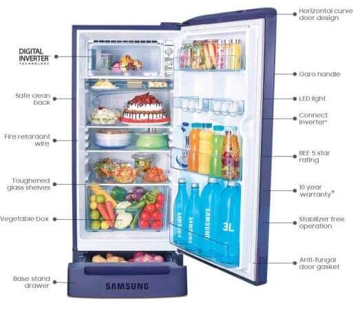 Samsung Single Door Refrigerator