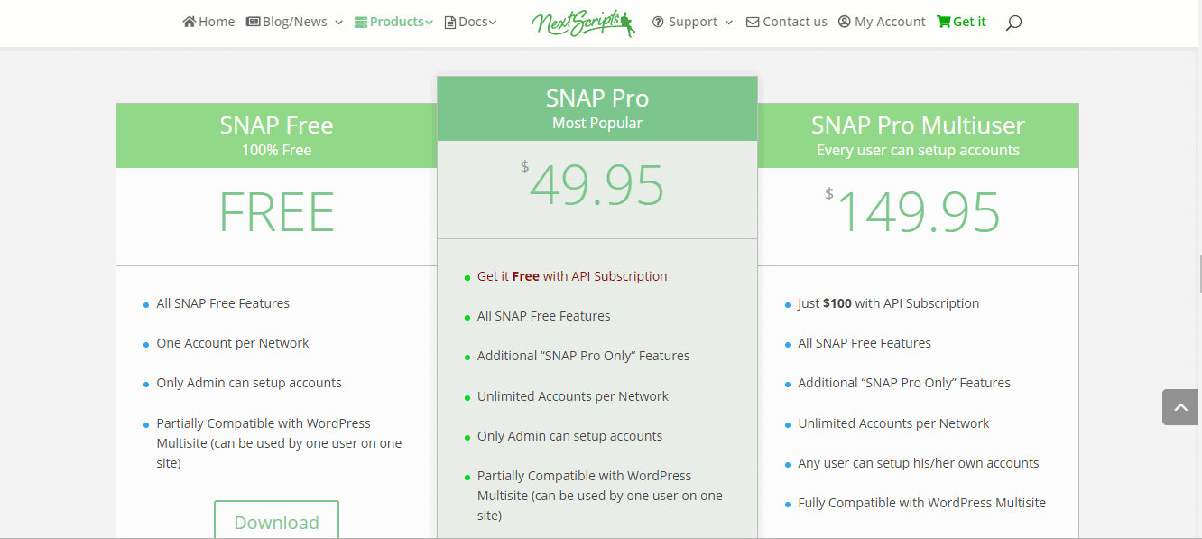 7 Best Social Share WordPress Plugins 5 Social Network Auto Post (SNAP)-Social Share WordPress Plugins