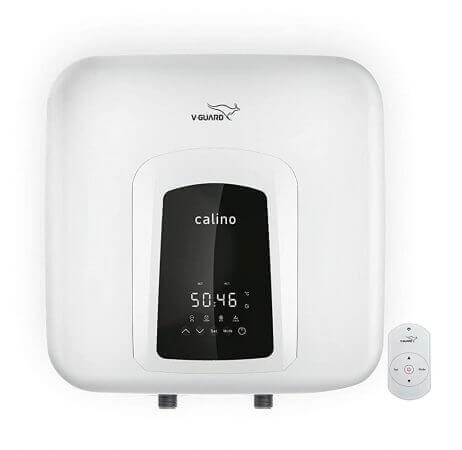 digital display in water heater