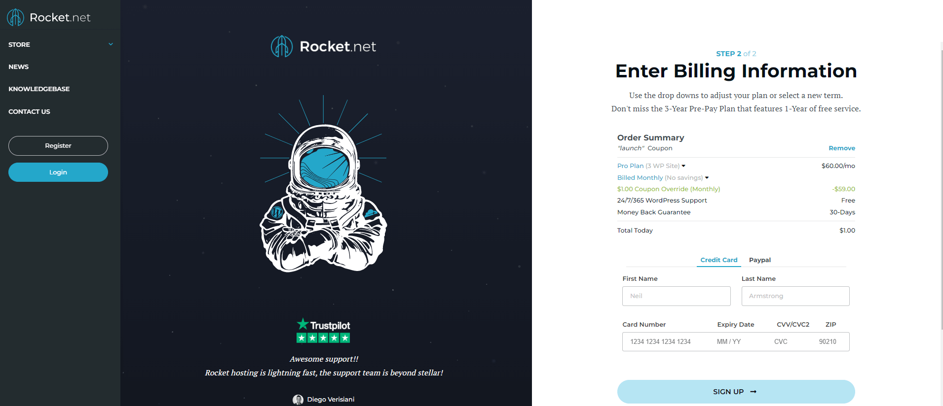 rocket.net hosting review