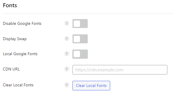 Host Google Fonts Locally