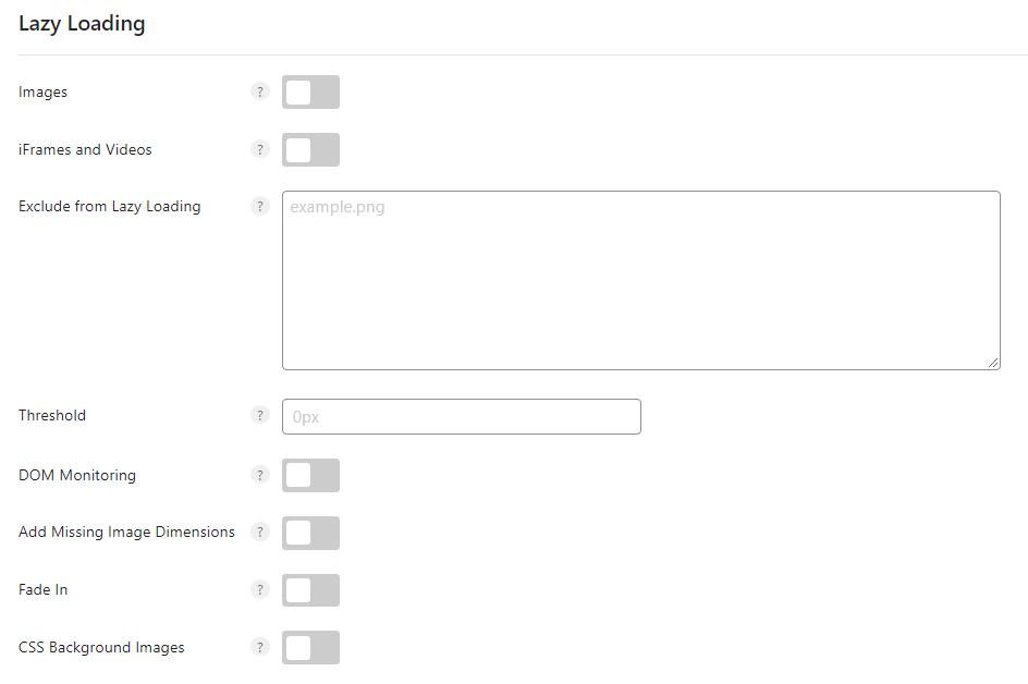 perfmatters lazy loading