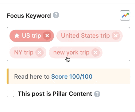 Rank Math Review: Is It The Best WordPress SEO Plugin? 7 Rearrange focus keyword
