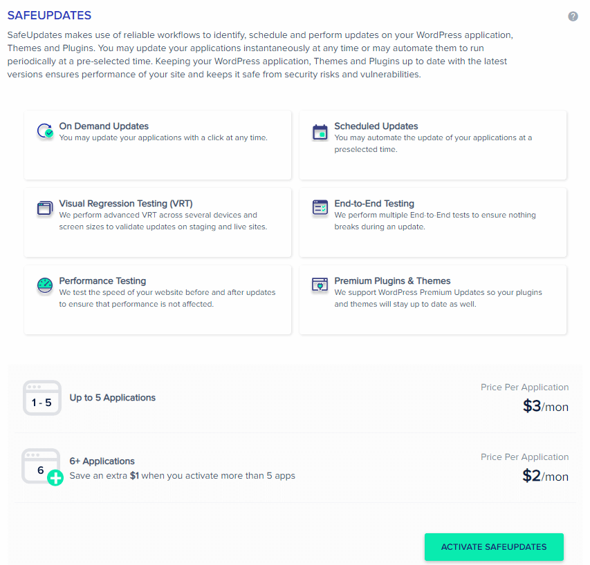 CloudWays Review : The Fastest Managed WordPress Hosting 14 Cloudways Safe Update