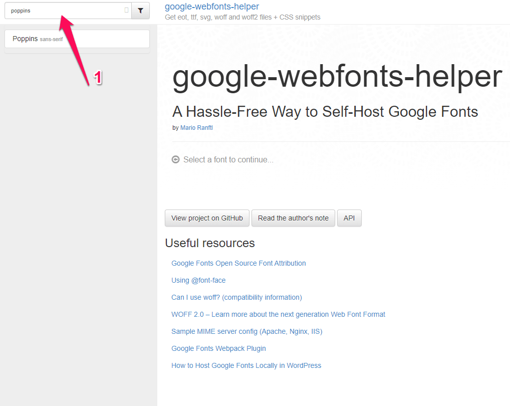 Host Google Fonts Locally