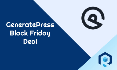 Generatepress Black Friday Deal