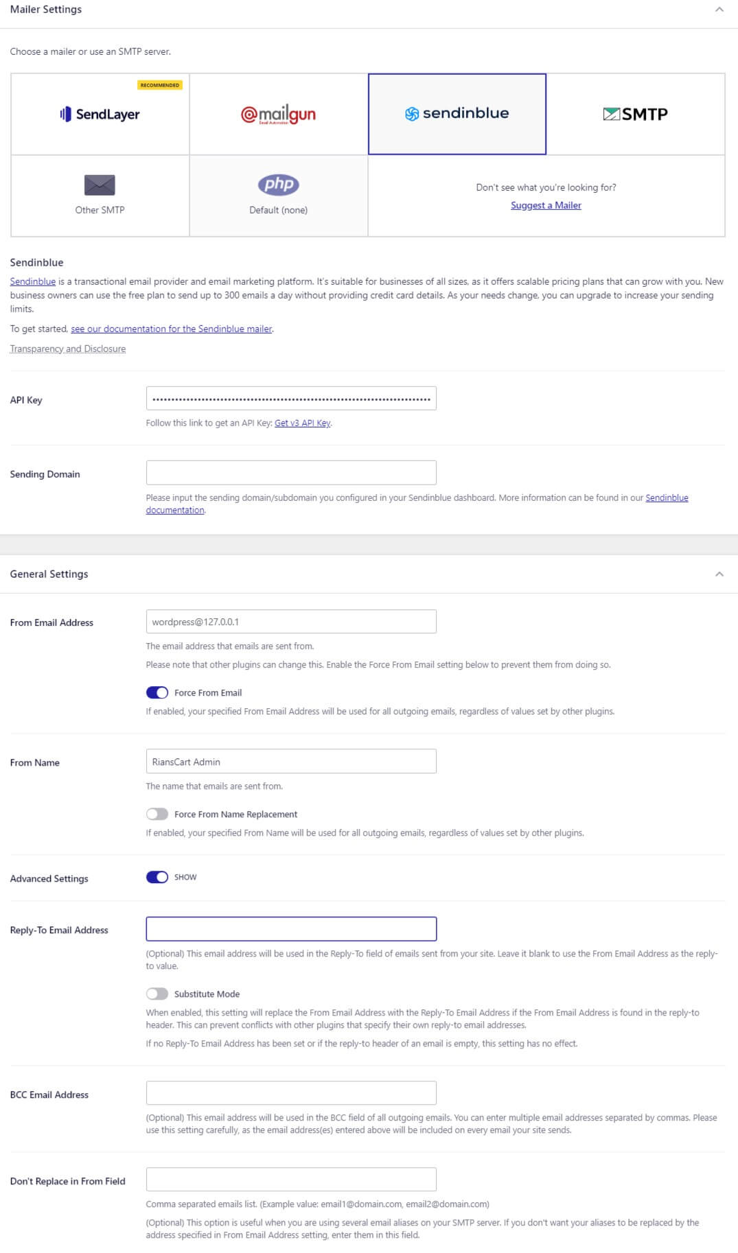 Configure WordPress SMTP 1