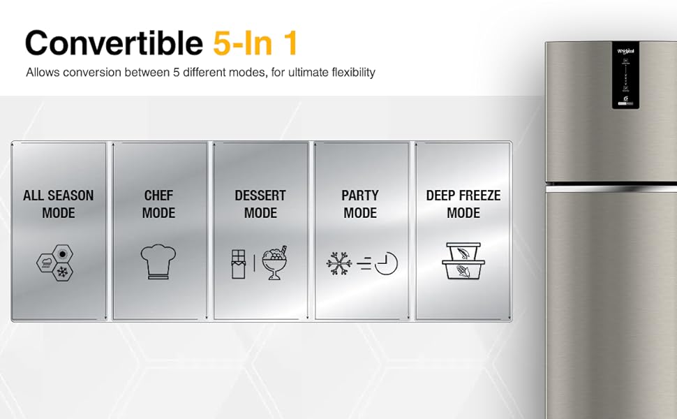 What Is A Convertible Refrigerator? 10 whirlpool 6 in 1 technology