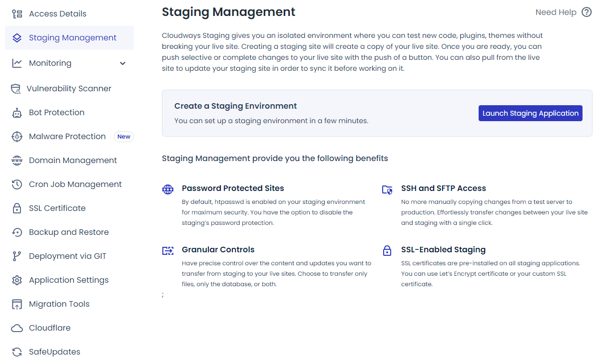 How To Build An Ecommerce Store With WordPress And CloudWays Using AI 23 cloudways dashboard