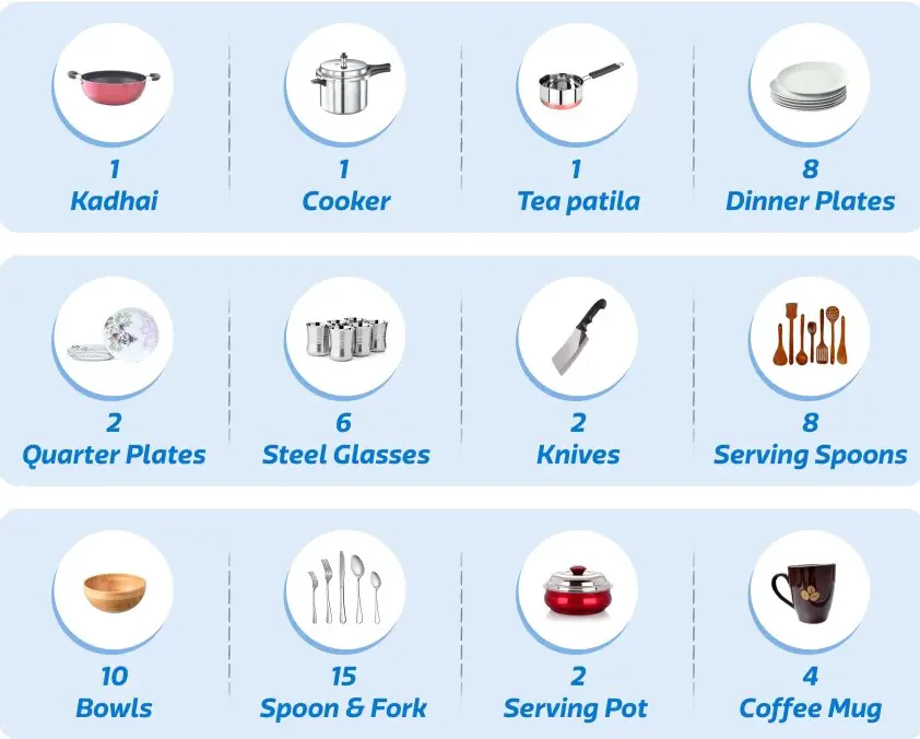 place setting in dishwasher