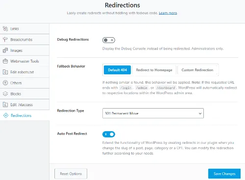 How To Improve SEO Using Rank Math Redirection Manager? 3 Rank Math Redirection Manager General Settings